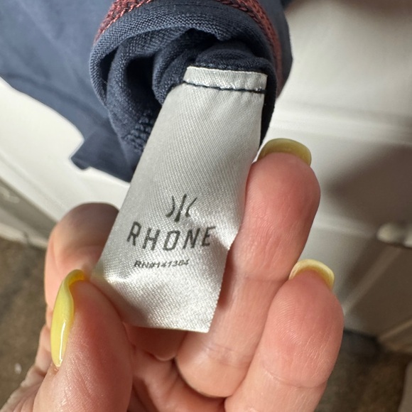 RHONE X PELOTON Men’s Navy Blue Moisture Wicking Athletic T-Shirt Size M - Picture 5 of 5